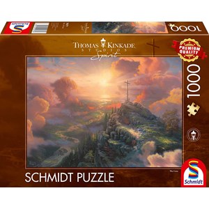 Schmidt Spiele (59679) - Thomas Kinkade: "Spirit, The Cross" - 1000 piezas