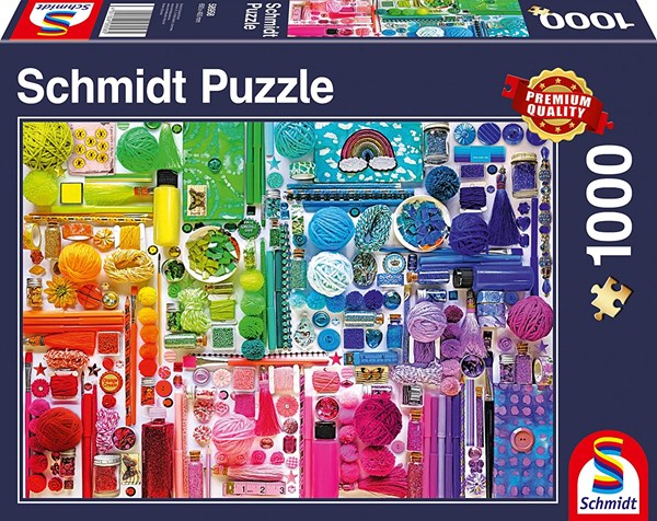 Schmidt Spiele (58958) - "Rainbow Colours" - 1000 piezas