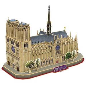 Cubic Fun (ds0986h) - "Notre-Dame de Paris" - 128 piezas