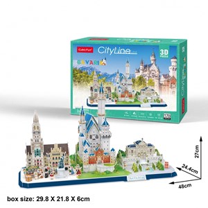 Cubic Fun (mc267h) - "Cityline, Bavaria" - 178 piezas