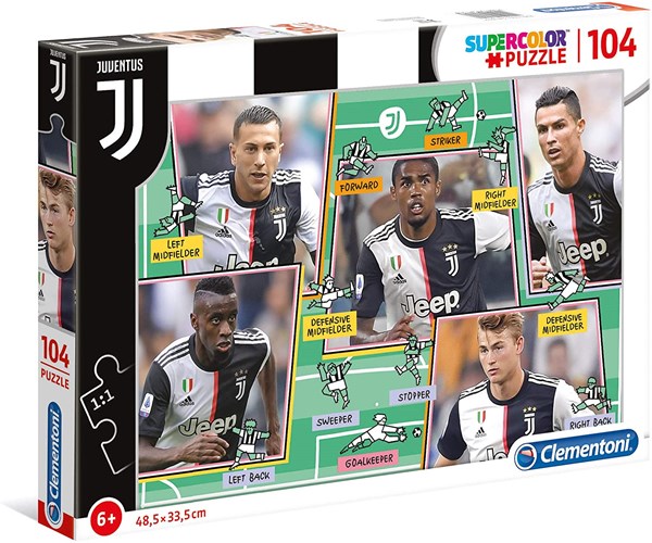 Clementoni (27131) - "Puzzle Juventus" - 104 piezas