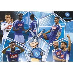 Clementoni (27139) - "SSC Napoli Supercolor Puzzle" - 104 piezas