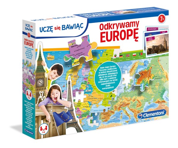 Clementoni (50020) - "Europe Map" - 104 piezas