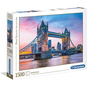 Clementoni (31816) - "Tower Bridge Sunset" - 1500 piezas