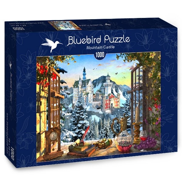Bluebird Puzzle (70122) - "Mountain Castle" - 1000 piezas