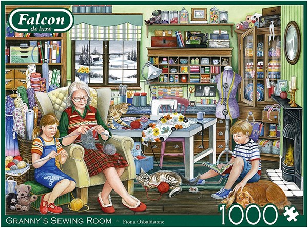 Falcon (11273) - Fiona Osbaldstone: "Granny's Sewing Room" - 1000 piezas