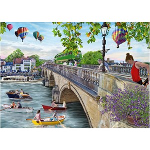 Falcon (11287) - Daniela Pirola: "Looking Across the River" - 500 piezas