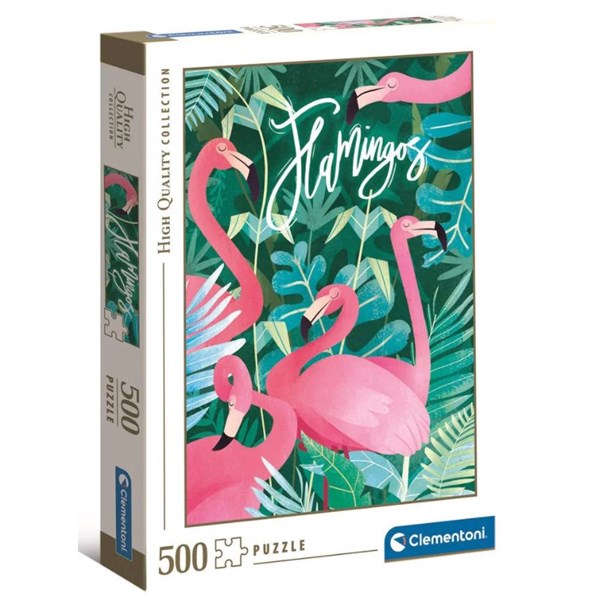 Clementoni (35101) - "Flamingoes" - 500 piezas