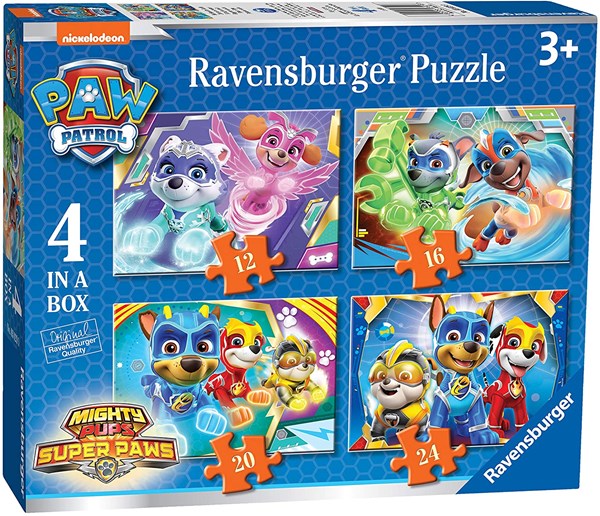 Ravensburger (03029) - "Paw Patrol" - 12 16 20 24 piezas