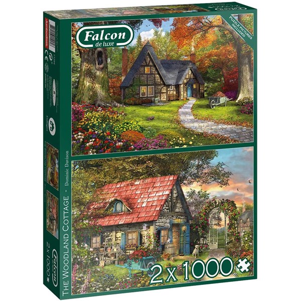 Falcon (11294) - Dominic Davison: "Woodland Cottages" - 1000 piezas