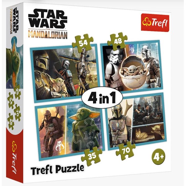 Trefl (34377) - "The Mandalorian and his World" - 35 48 54 70 piezas