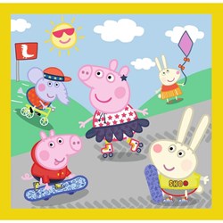 Trefl (34849) - "Peppa's happy day, Peppa Pig" - 20 36 50 piezas