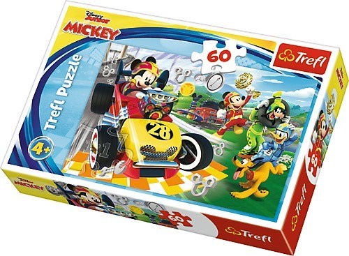 Trefl (17322) - "Disney, Mickey and the Roadster Racers" - 60 piezas