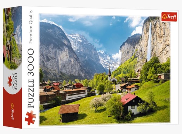 Trefl (33076) - "Lauterbrunnen, Switzerland" - 3000 piezas