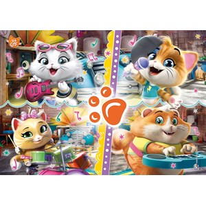 Clementoni (27539) - "44 Cats" - 104 piezas
