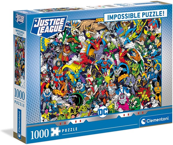 Clementoni (39599) - "DC Comics" - 1000 piezas