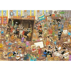 Jumbo (20032) - Jan van Haasteren: "A Trip to the Museum" - 1000 piezas