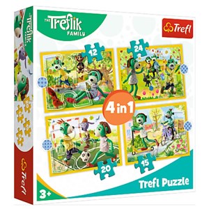 Trefl (34358) - "Treflik's common fun" - 12 15 20 24 piezas