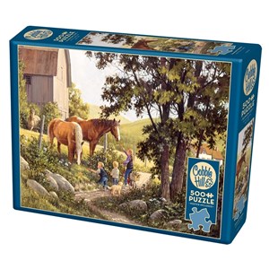 Cobble Hill (85038) - Douglas Laird: "Summer Horses" - 500 piezas