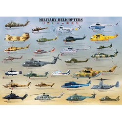 Eurographics (8500-0088) - "Military Helicopters" - 500 piezas