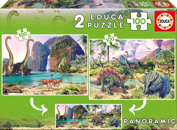 Educa (15620) - Steve Read: "Dino World" - 100 piezas