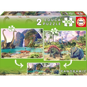 Educa (15620) - Steve Read: "Dino World" - 100 piezas