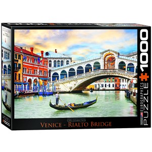 Eurographics (6000-0766) - "Rialto Bridge, Venice" - 1000 piezas