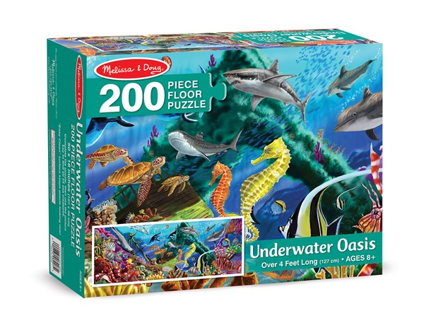 Melissa and Doug (8907) - "Underwater Oasis" - 200 piezas
