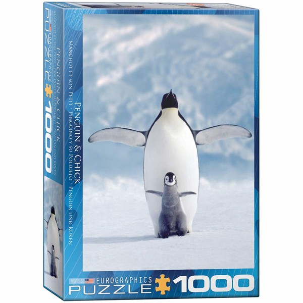 Eurographics (6000-1246) - "Penguin & Chick" - 1000 piezas