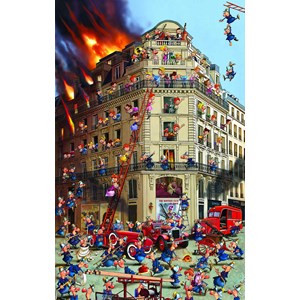 Piatnik (535444) - François Ruyer: "Fire Brigade" - 1000 piezas