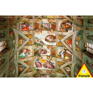 Piatnik (539343) - Michelangelo: "The Ceiling of the Sistine Chapel" - 1000 piezas