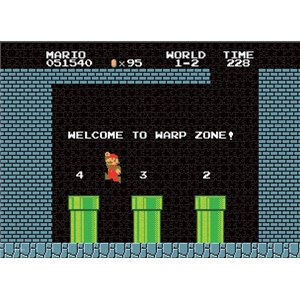 USAopoly (PZ005-482) - "Super Mario 1-2 Welcome to Warp Level" - 1000 piezas