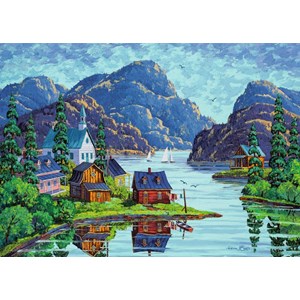 Ravensburger (19542) - "The Saguenay Fjord" - 1000 piezas