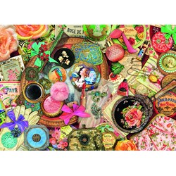 Ravensburger (19586) - Aimee Stewart: "Vintage Collage" - 1000 piezas