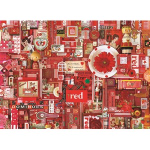 Cobble Hill (51861) - Shelley Davies: "Red" - 1000 piezas
