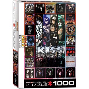 Eurographics (6000-5305) - "KISS The Albums" - 1000 piezas