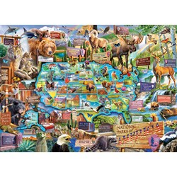 MasterPieces (71794) - "National Parks of America" - 1000 piezas