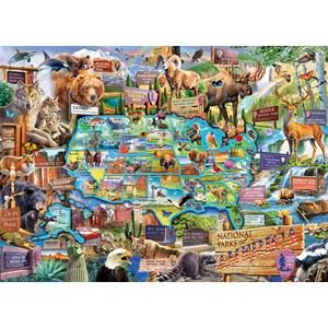 MasterPieces (71794) - "National Parks of America" - 1000 piezas