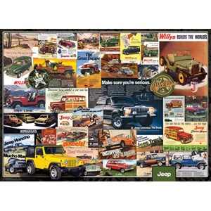 Eurographics (6000-0758) - "Jeep Advertising Collection" - 1000 piezas