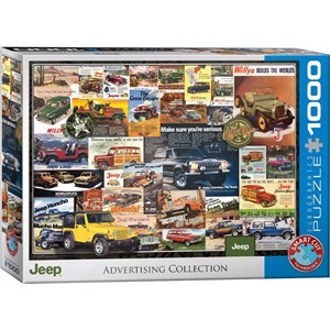 Eurographics (6000-0758) - "Jeep Advertising Collection" - 1000 piezas