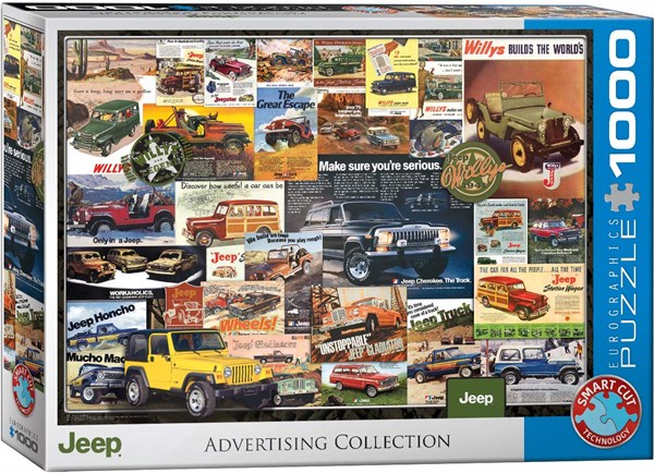 Eurographics (6000-0758) - "Jeep Advertising Collection" - 1000 piezas