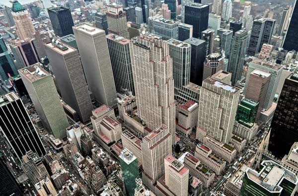 Piatnik (5374) - "New York City Skyview" - 1000 piezas