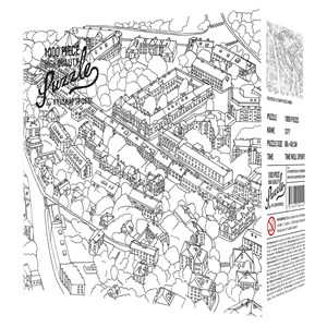 Kylskåpspoesi (00549) - "City Sketch" - 1000 piezas