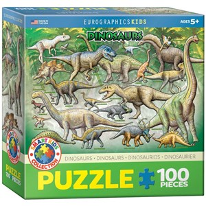 Eurographics (6100-0098) - "Dinosaurs" - 100 piezas