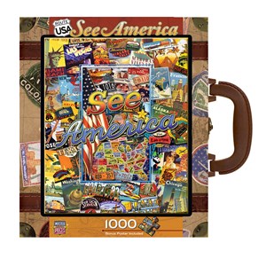 MasterPieces (71661) - Kate Ward Thacker: "See America" - 1000 piezas