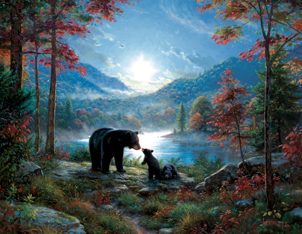 SunsOut (52966) - Mark Keathley: "Bedtime Kisses" - 1000 piezas