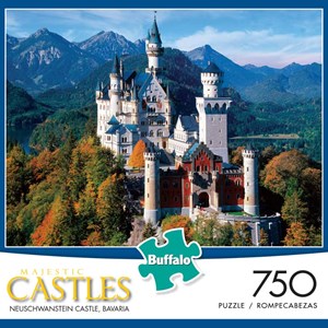 Buffalo Games (17055) - "Neuschwanstein Castle (Majestic Castles)" - 750 piezas