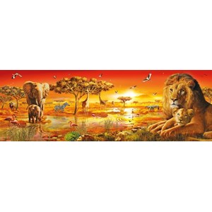 Clementoni (39259) - "African Savannah" - 1000 piezas