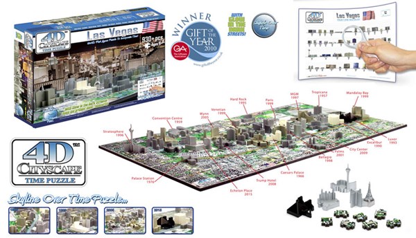 4D Cityscape (40020) - "Las Vegas" - 930 piezas