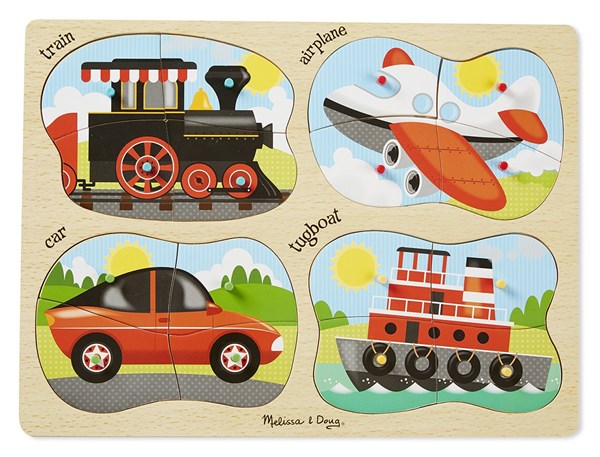 Melissa and Doug (9865) - "Vehicles" - 16 piezas